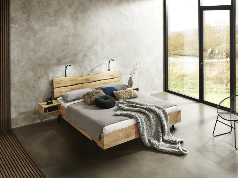 Eiken bed modern