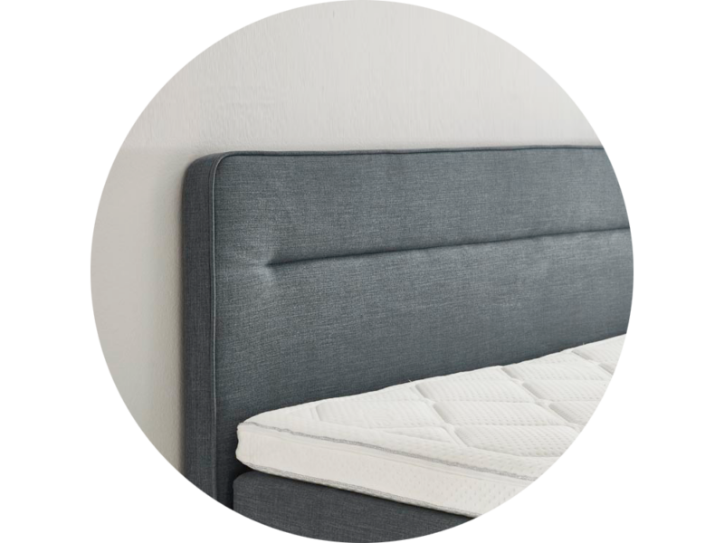 Boxspring met modern hoofdbord
