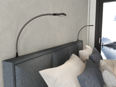 Bed leeslamp Livorno set van 2